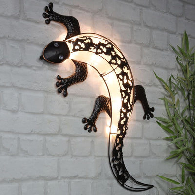 HI HI Tuinwandlamp Gecko LED