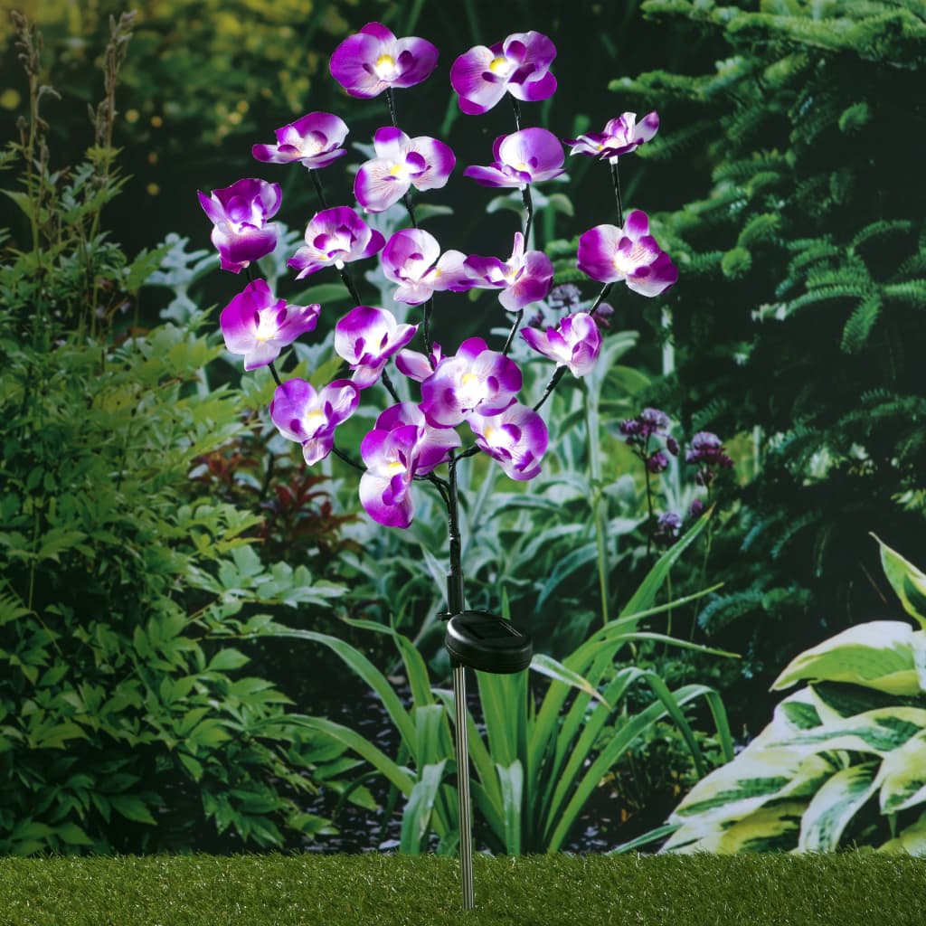 Ciao hi lampada da giardino orchidea a LED solare 75 cm