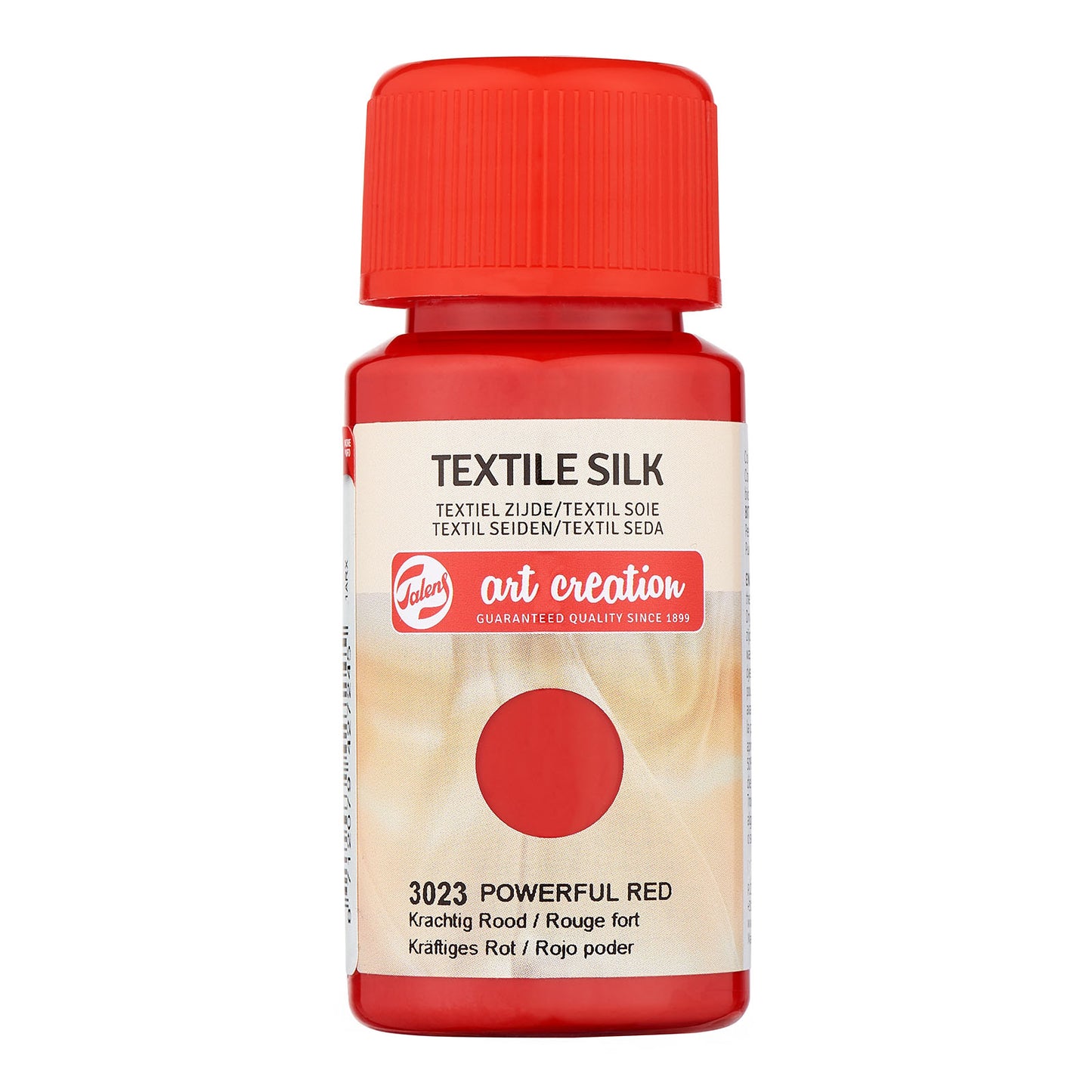 Talens creación artística • seda textil 50 ml rojo potente