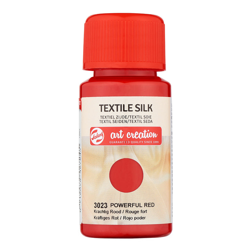 Talens creación artística • seda textil 50 ml rojo potente