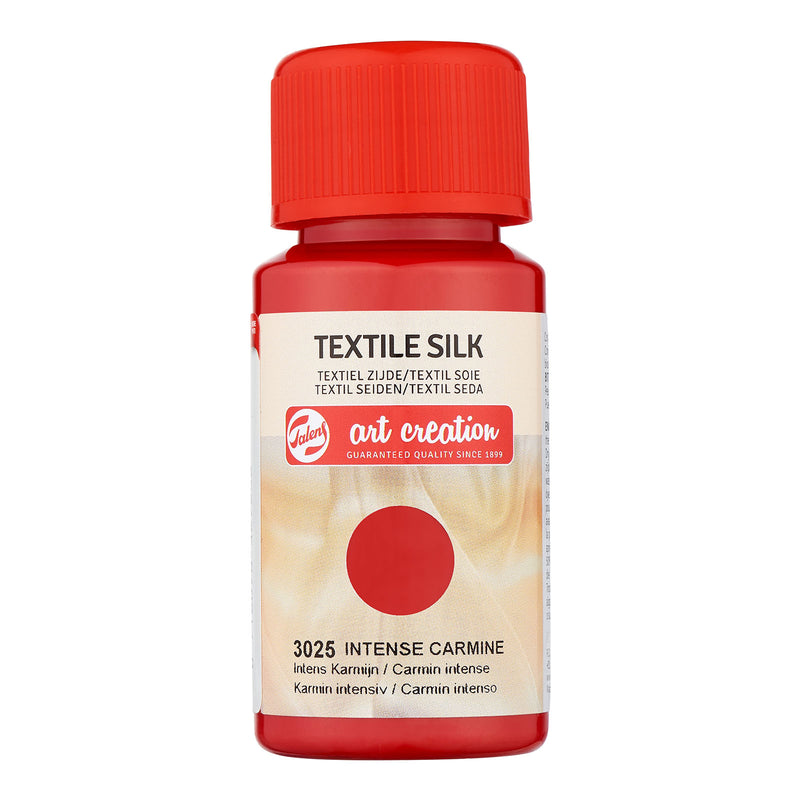 Talens art creation • textiel silk 50 ml intens karmijn