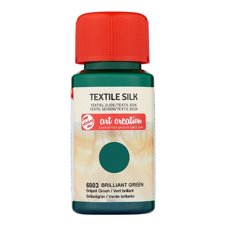 Talens creación artística • seda textil 50 ml verde brillante