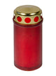 Graflicht rosso con coperchio oro 12 cm 120 gr