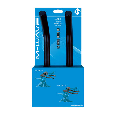 M-Wave Set-Up Handopar Aero H Tri Black 25,4 31,8 mm Nero
