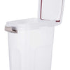 Trixie Voerton AirTight Lockable Plastic transparente blanco blanco