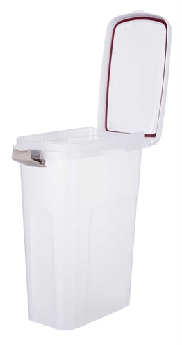 Trixie Voerton AirTight Lockable Plastic transparente blanco blanco
