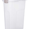 Trixie Voerton AirTight Lockable Plastic transparente blanco blanco