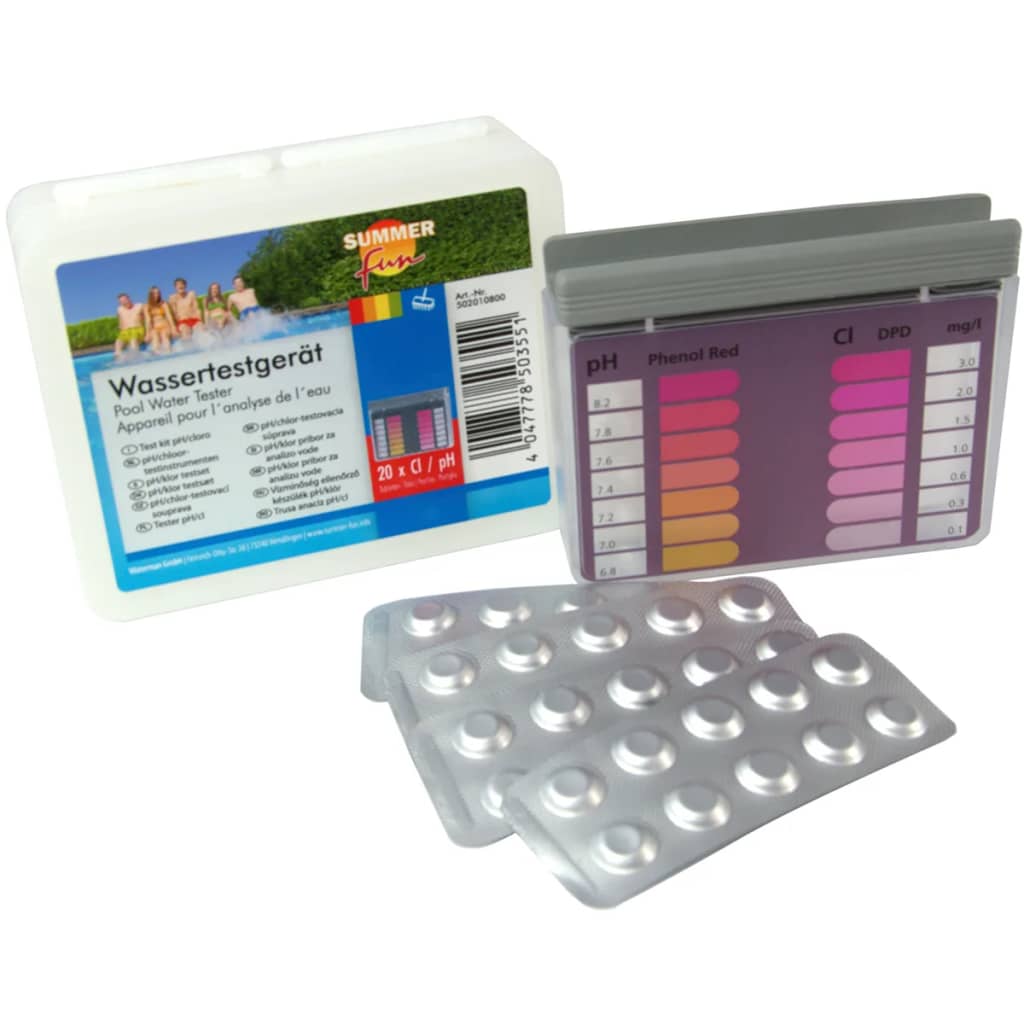 Summer Fun Summer Fun divertente Set di test pH clorene