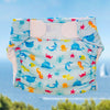 Freds swim academy wasbare zwemluier zeedieren maat 1 4-9 kg blauw