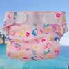 Freds swim academy wasbare zwemluier zeemeermin maat 1 4-9 kg roze