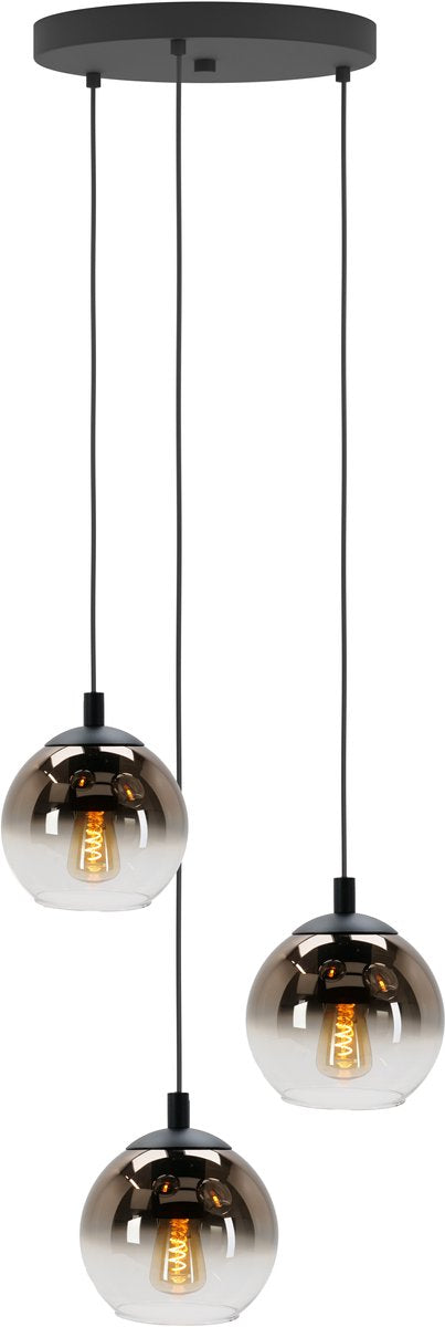 Lampada a sospensione Eglo ariscani 1 - e27 - ø 42,5 cm - nero rame