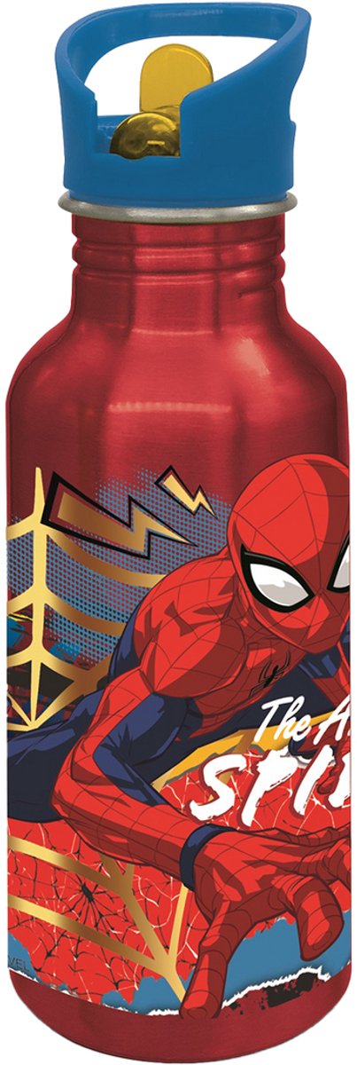 Euromic spiderman uso diario 545 ml aluminio multicolor