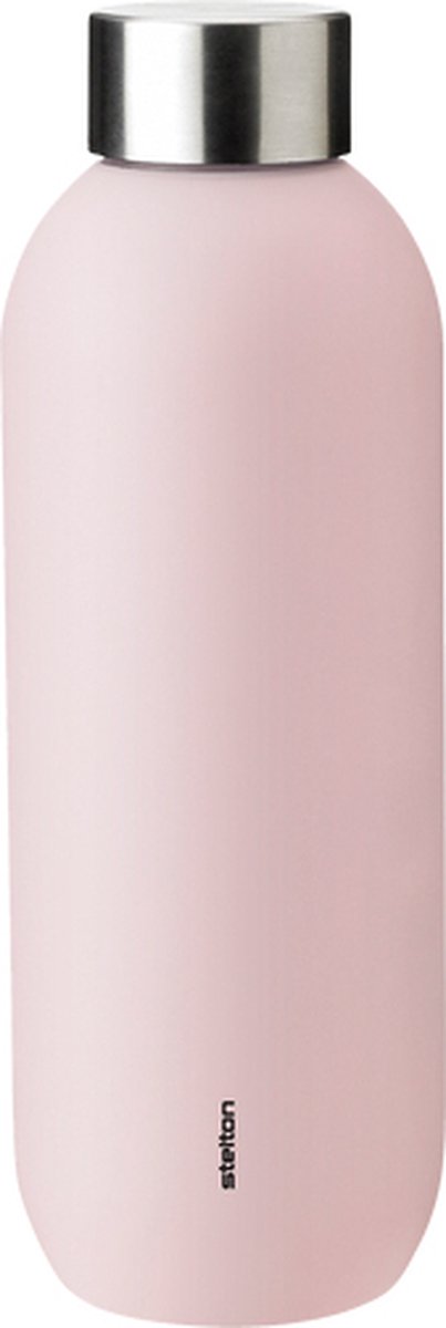 Stelton keep cool - thermosfles - rvs - 600 ml - soft rose
