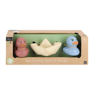 Set bioplastico jipy 2 anatre di piano e 1 bootje