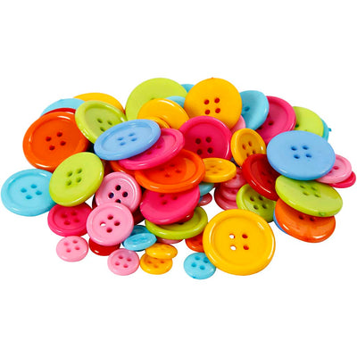 Mix bottoni Creative Company, d 10+15+20+22 mm, 500 gr 1 scatola