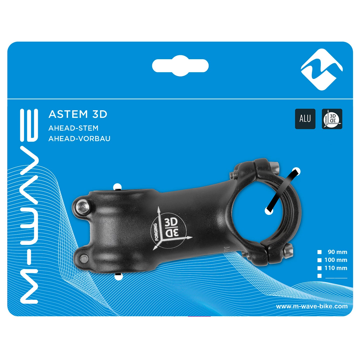 Attacco manubrio M-wave. Attacco manubrio 3d ahead