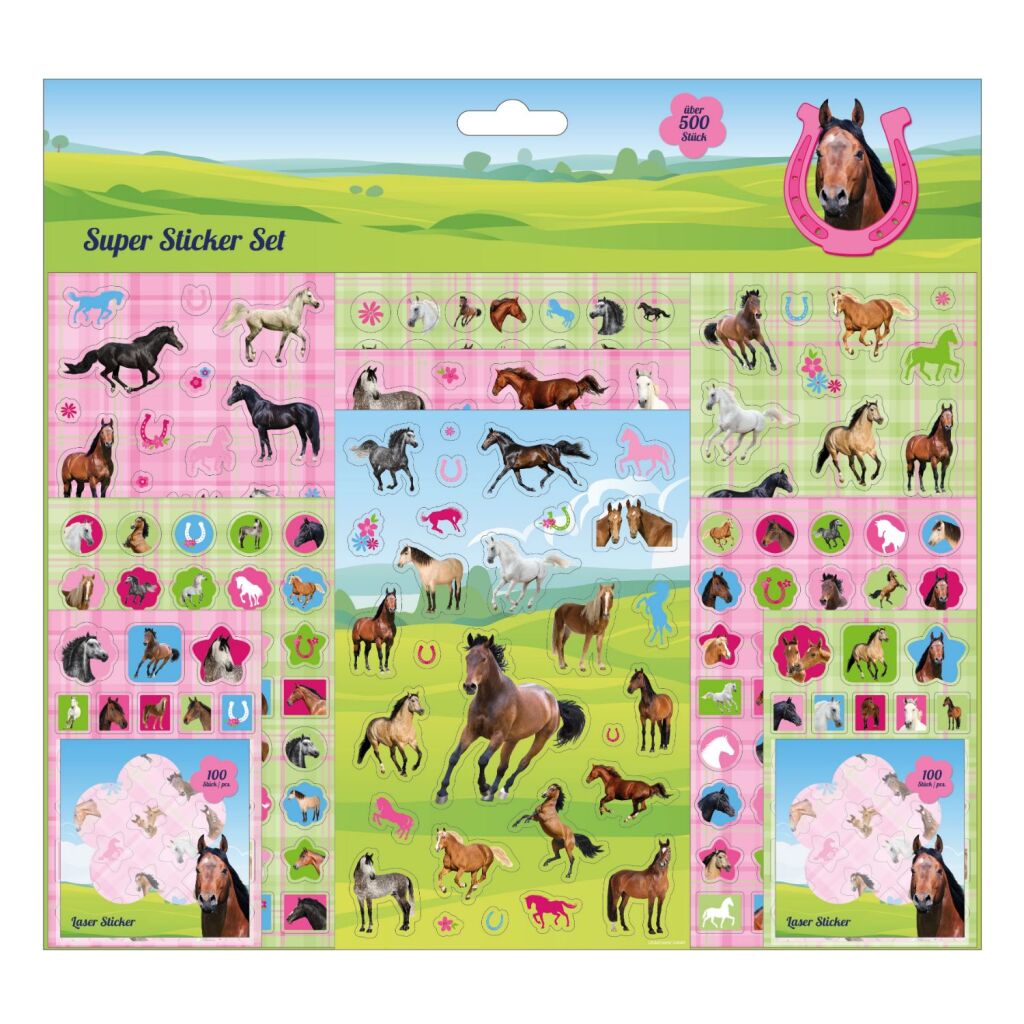 Adesivo di base Set Horses 500+