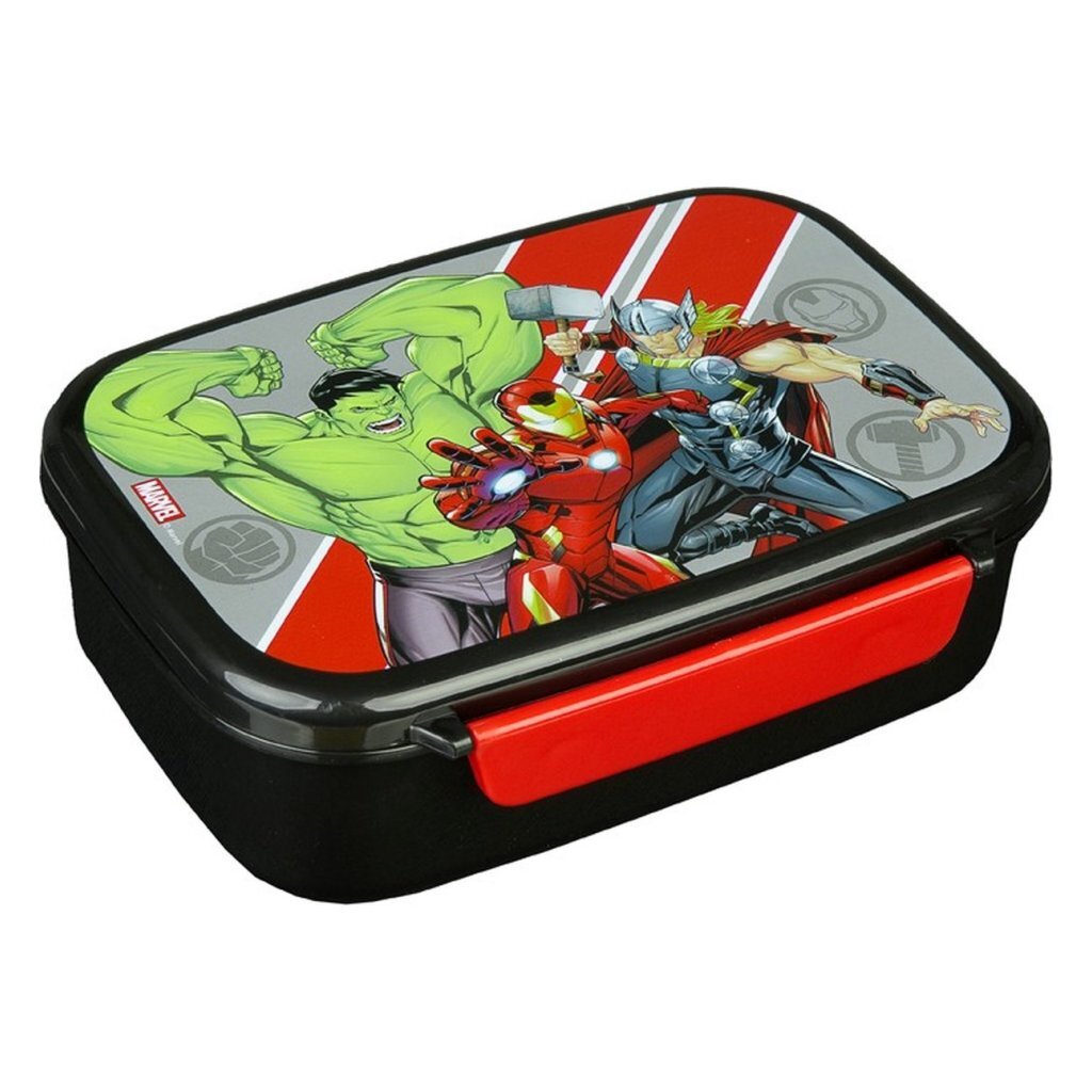 Undercover marvel avengers lunchbox zwart rood