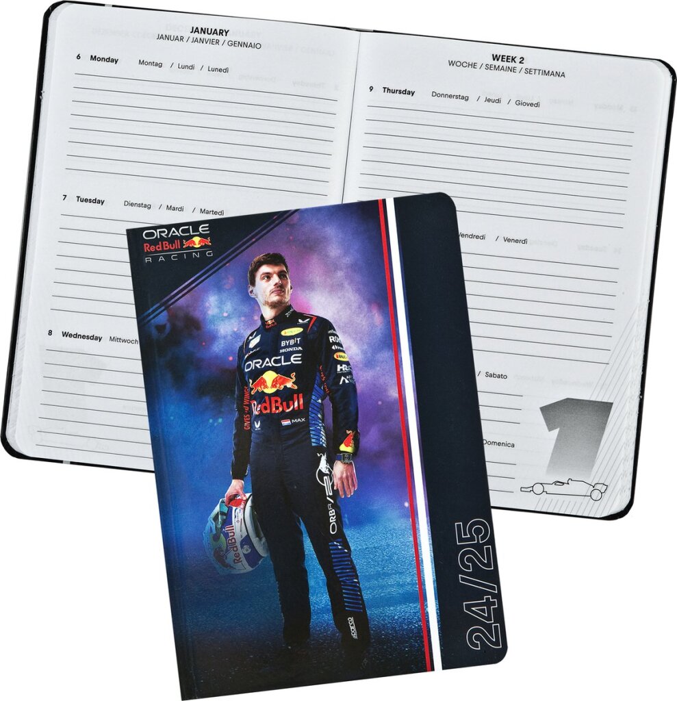 Merkloos sans marque undercover - max verstappen agenda - 2024-2025 - a5 formaat