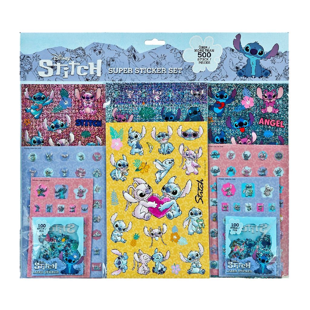 Super Sticker Set Stitch, 500dlg.