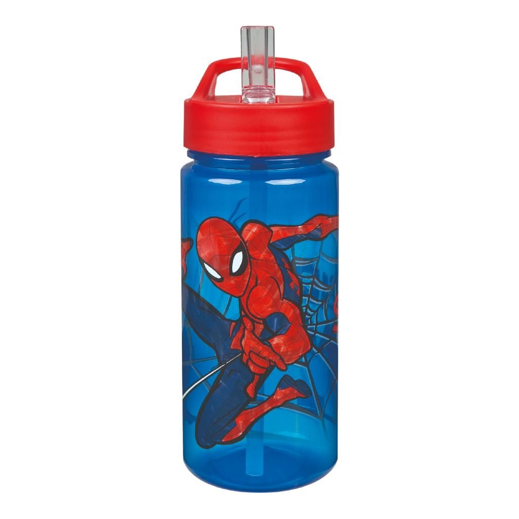 Spiderman de botella de bebida aerodinámica encubierta, 500 ml