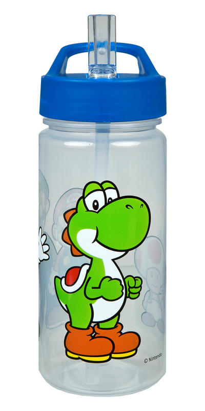 Undercover super mario drinkfles voor kinderen - kleurrijke waterfles 500ml.