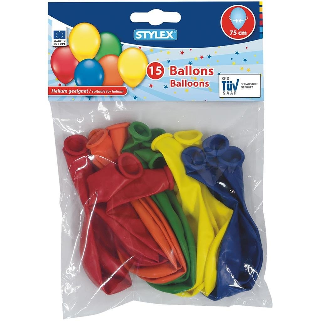 Stylex Stylex Elium Balloons 75 cm 15 pezzi