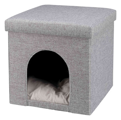 Trixie pouf cesta de gato relajarse-idglo alois gris