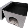 Trixie poef kattenmand relax-iglo alois grijs