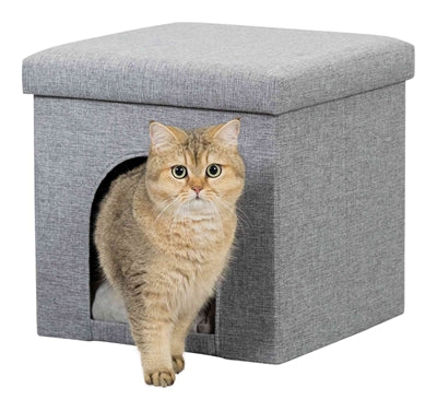 Trixie pouf cat basket relax-iglo alois gray