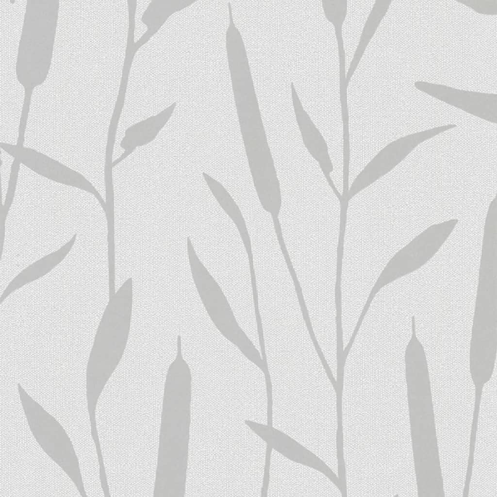 NOordwand Wallpaper Noordwand Sfondi Plumi di canna grigio metallico grigio