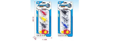 Aviones de tiro 7cm set de 3 piezas