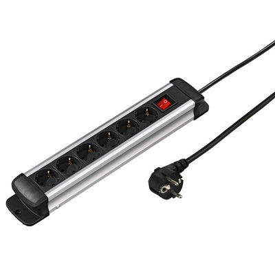 Hama stekkerdoos 6-voudig pro-s 60s met schakelaar 3.0m