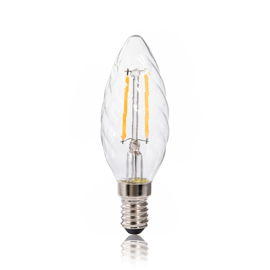 Xavax Xavax LED GLOW FILE E14 250LM Sostituisce lampada a candela da 25 W White White