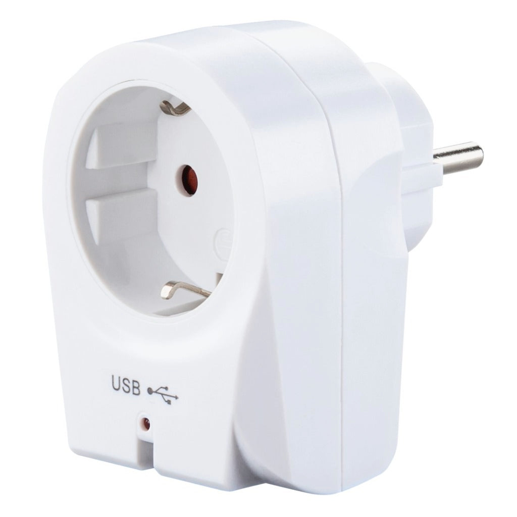 Hama USB -plug adapter -Plader 2.1 A White