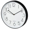 Hama Wall Clock Elegancia Ø 30 cm brazo de sonido Blanco negro