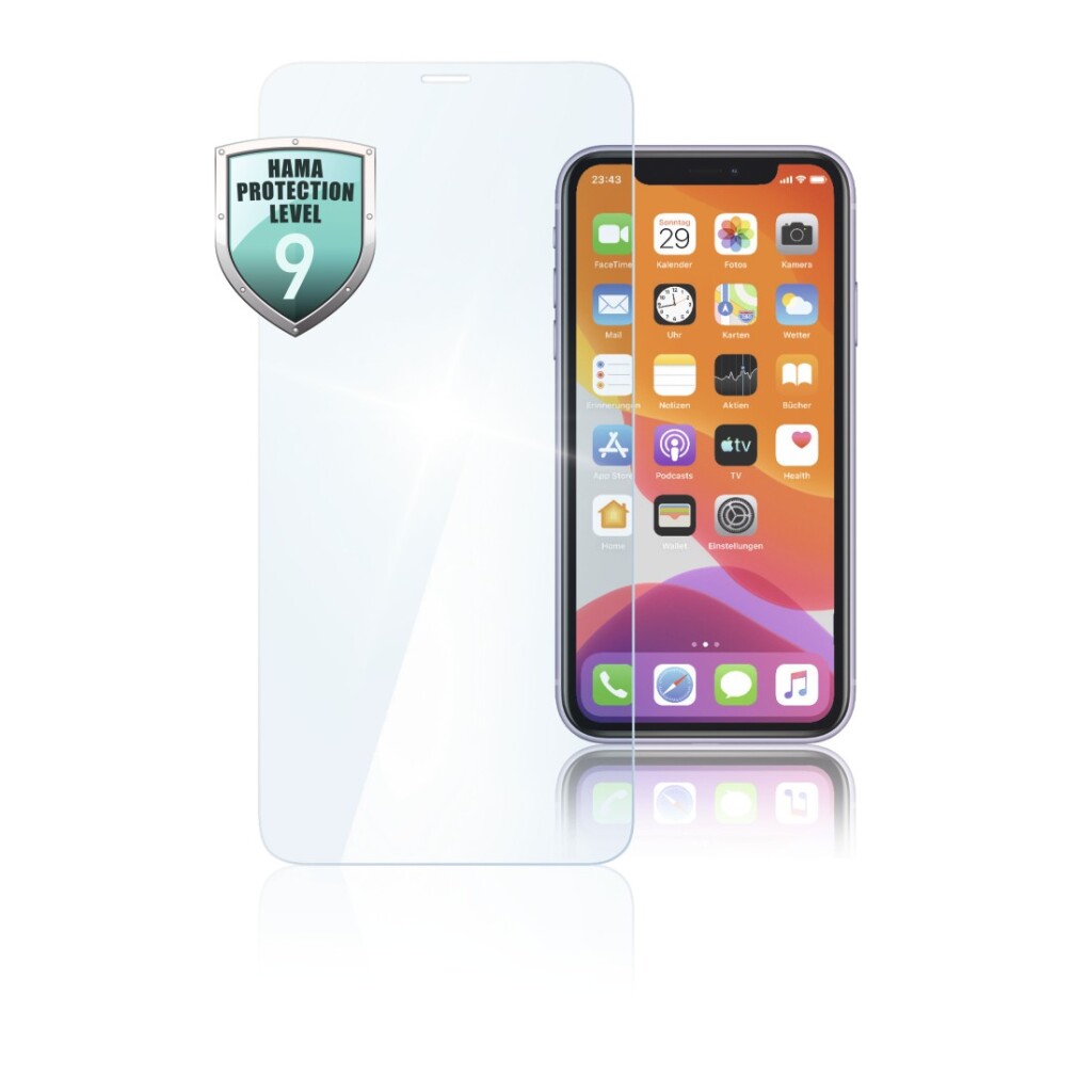 Hama Glass Display Protection Premium Crystal Glass per iPhone 11