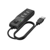 Hub USB Hama a 4 porte USB 2.0 480 Mbit con interruttore on/off