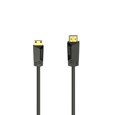 Hama high speed hdmi kabel verguld type a naar type c + ethernet 1.5 m zwart