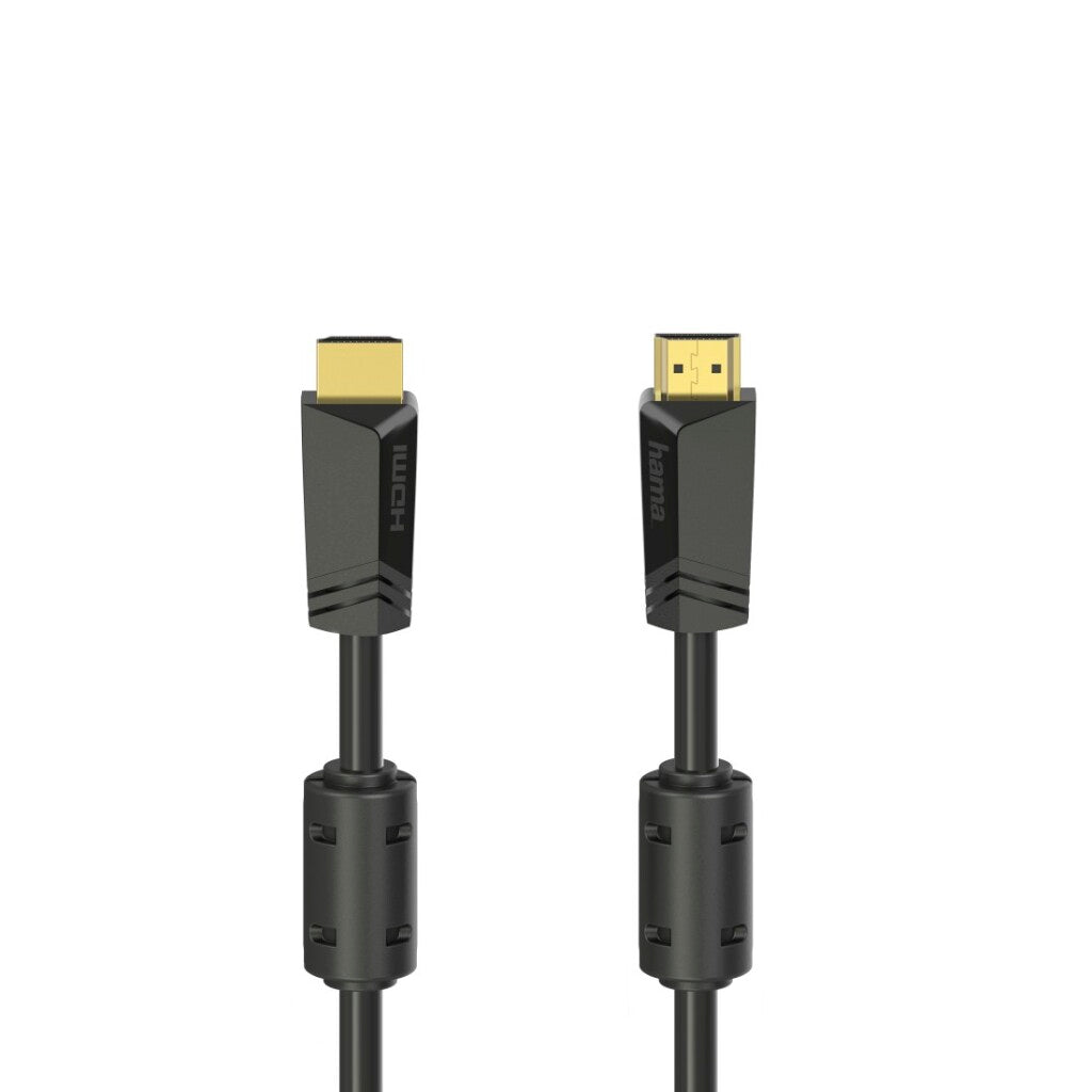 Hama de alta velocidad HDMI comercio; Conector de cable - Conector 4K Ethernet Dorado 10.0 m