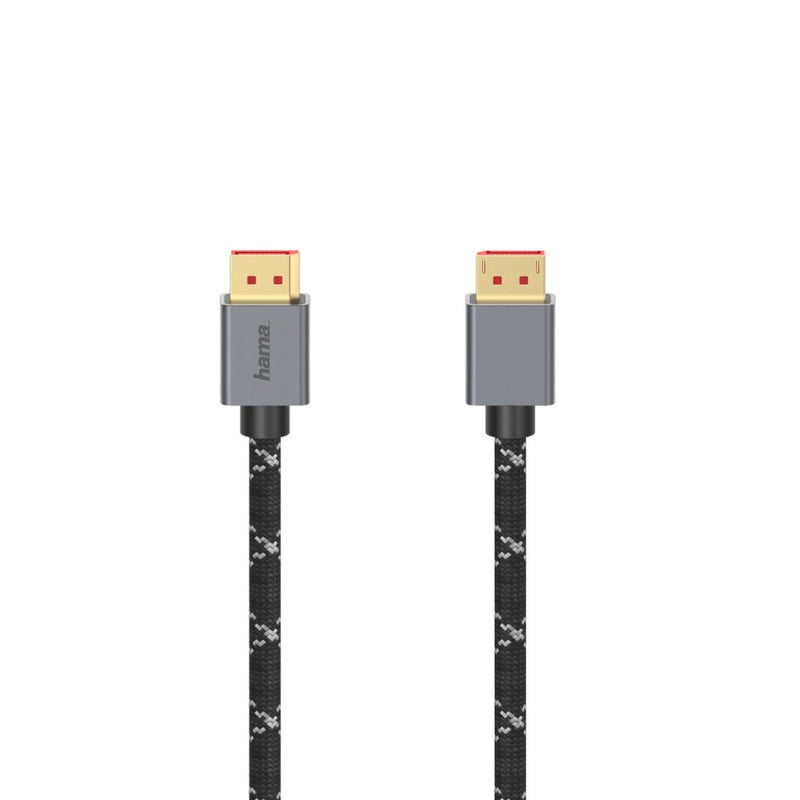 Cable display port hama dp 1.4 ultra-HD 8k aluminio 2.00m