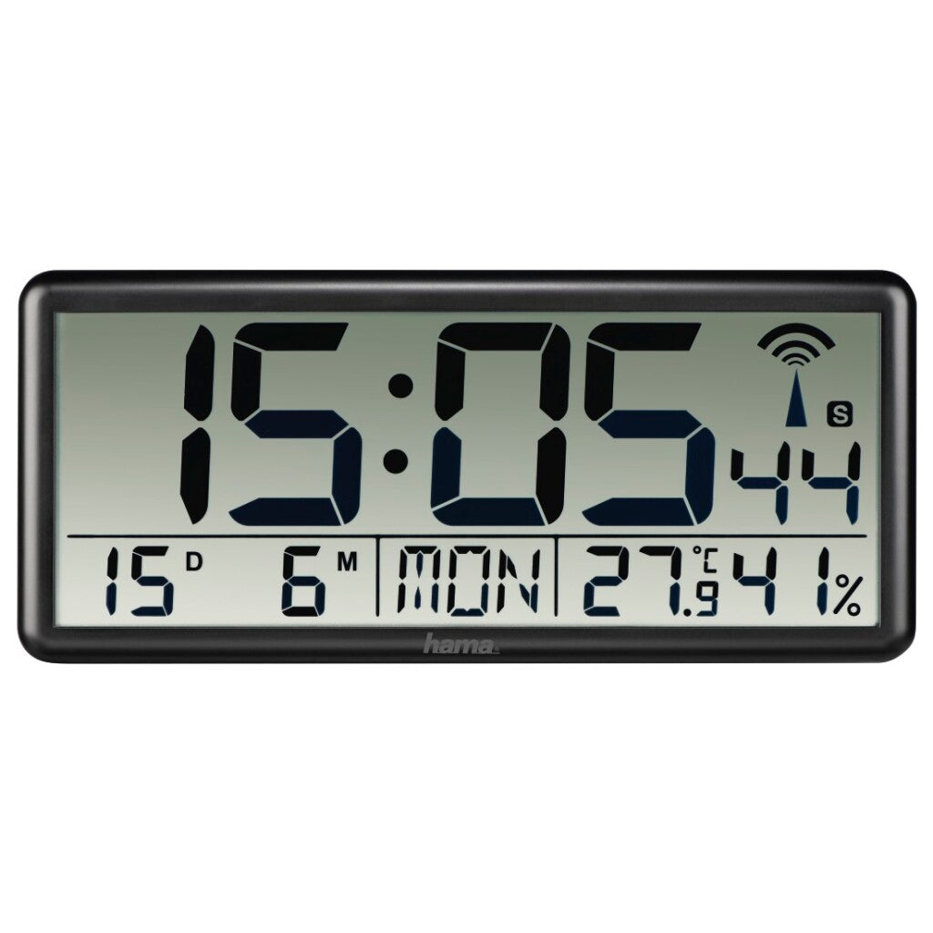 Hama Digital Digital Radio Reloj Black Black