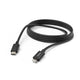 Hama Cable de carga USB-C Lightning 3 m Negro