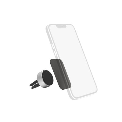 Hama gsm-houder voor de auto magnet alu voor vent. 360 graden draaib. uni.