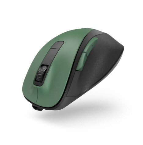 Hama Optical Wireless Mouse 6 pulsanti MW-500 Batteria di ricarica Ergo. Foresta verde