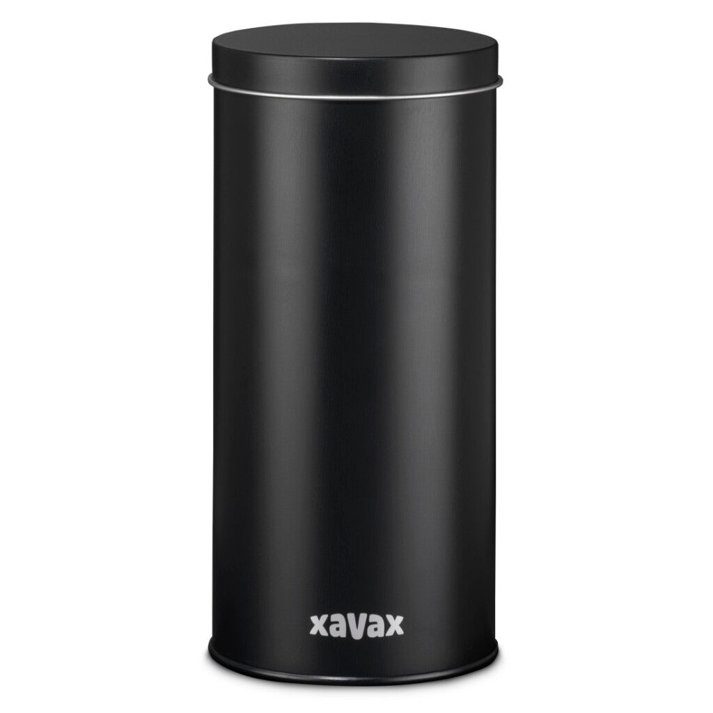 Xavax Xavax Coffee Path Tin per la conservazione di 20 Senseo-Pads ecc. Metal nero