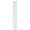 Canalina portacavi Hama autoadesiva semitonda 100x1,1x1 cm 4 pezzi PVC bianco