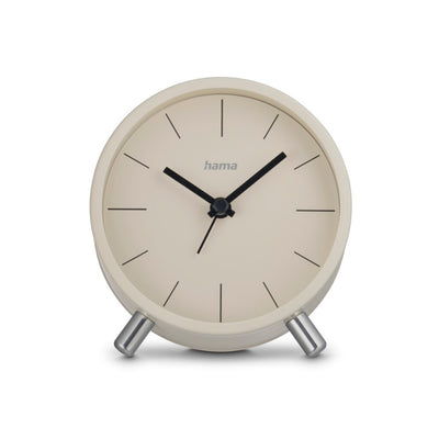 Hama wekker- flores - geluidsarm- grijs beige