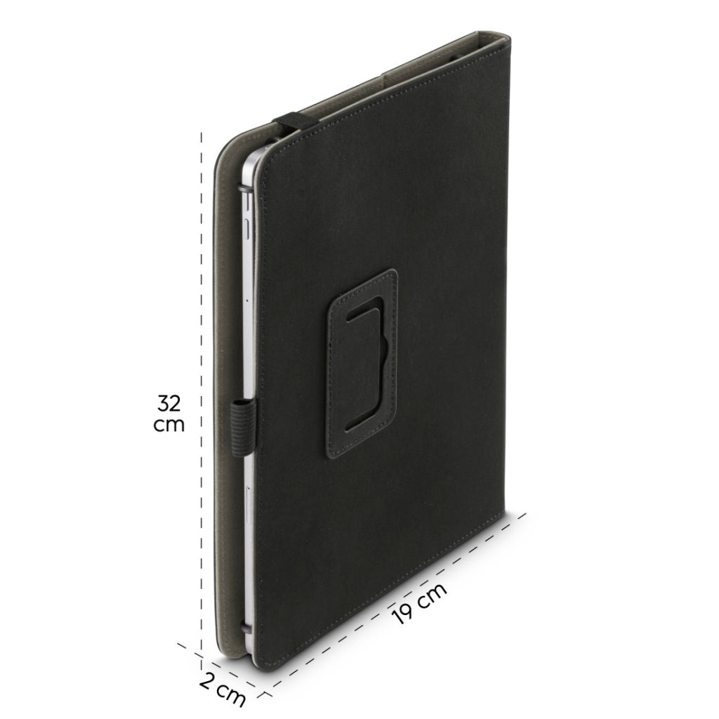 Funda Hama para tablet de terciopelo para tablets de 24 - 28 cm (9,5 - 11) negra