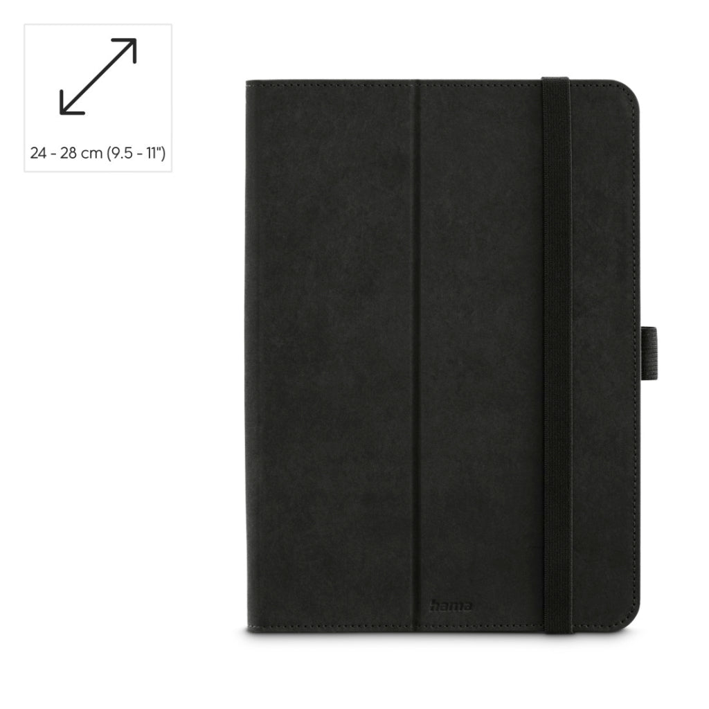 Funda Hama para tablet de terciopelo para tablets de 24 - 28 cm (9,5 - 11) negra